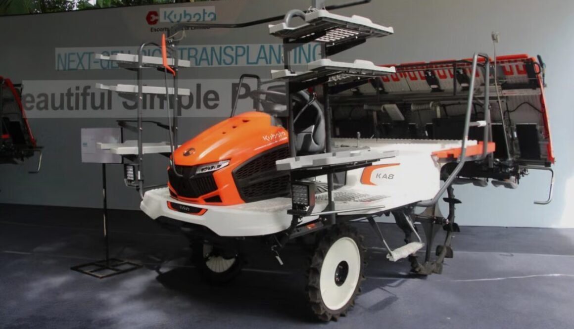 Escorts Kubota Introduces Rice Transplanter.