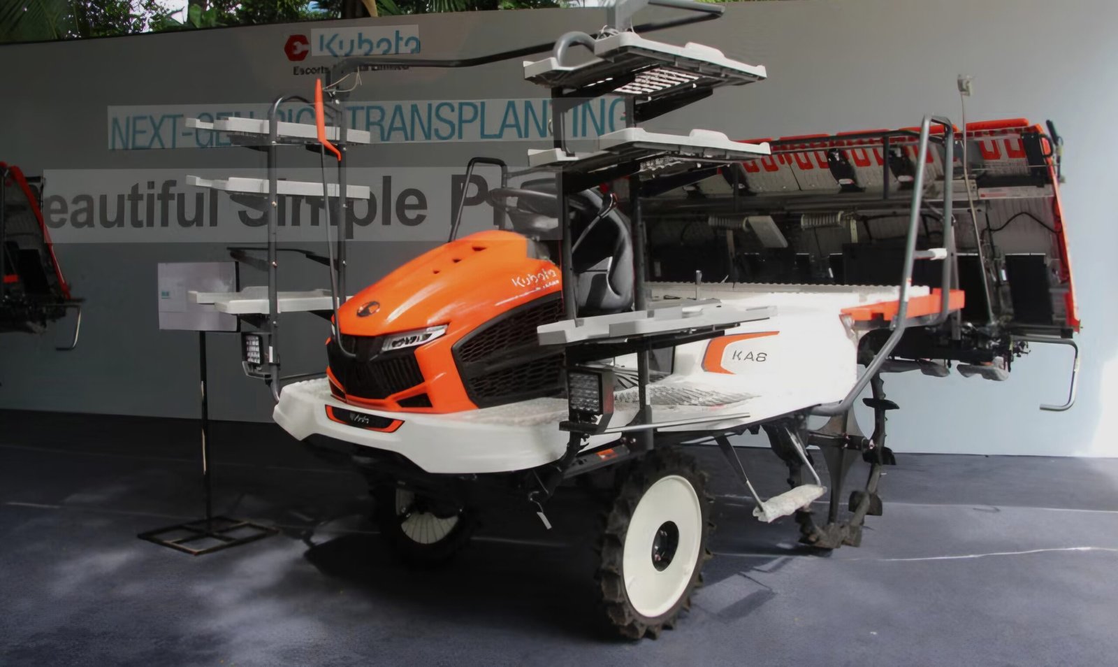 Escorts Kubota Introduces Rice Transplanter.